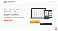 Desktop Screenshot of mysuperdispatch.com